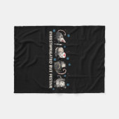 Overstimulated But Festive Funny Ssum Nurse Christ Fleece Deken (Voorkant (Horizontaal))