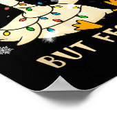 Overstimulated But Festive Goose Christmas Funny G Poster (Hoek)