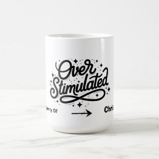 Overstimulatie Angst Introvert Gepersonaliseerde N Koffiemok