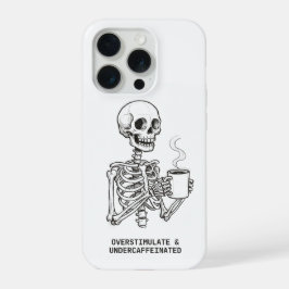 Overstimulatie en te weinig cafeïne telefoonhoesje iPhone 15 pro case