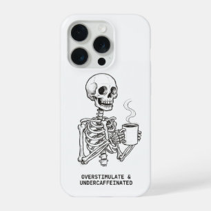 Overstimulatie en te weinig cafeïne telefoonhoesje iPhone 15 pro case