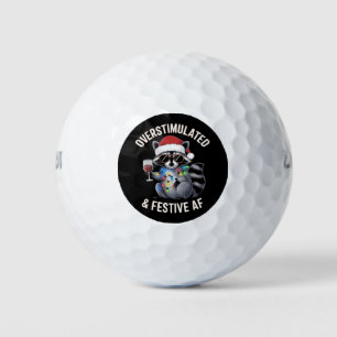 Overstimulatie & Feestelijke AF Wasbeer Espresso L Golfballen