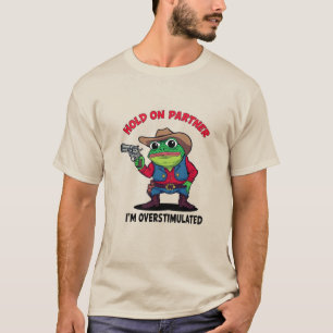 Overstimulatie Kikker Cowboy T-shirt
