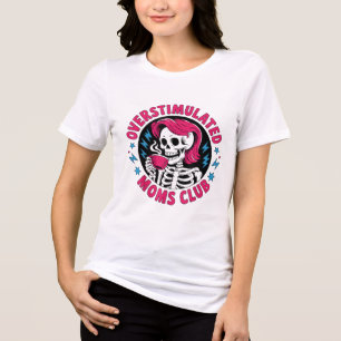 Overstimulatie Moeders Club Design   Neurodivergen Tri-Blend Shirt