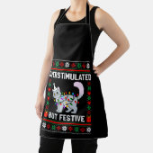 Overstimulerd Maar Feestelijk Lelijke Kerstkat Schort (Insitu)