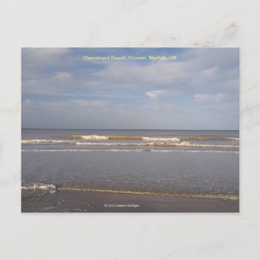 Overstrand Beach, Cromer, Norfolk, Verenigd Konink Briefkaart (Voorkant)