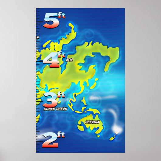 Overstromde Groeistema van de Groei van de Aarde Poster (Voorkant)