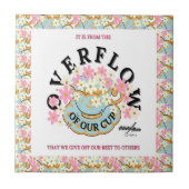 OVERSTROMDE keramische Tegel - Adiela Akoo Tegeltje (Voorkant)