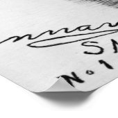 Overstromde trein, 1904 poster (Hoek)