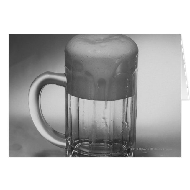 Overstromend bier glas (Voorkant Horizontaal)