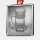 Overstromend bier glas metalen ornament (Links)