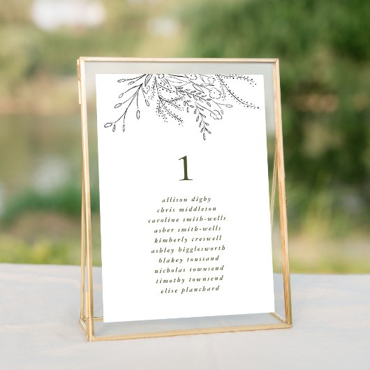 Overstromend Bouquet Bigment Table Seating Chart Kaart