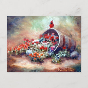 Overstromend kardinaal Briefkaart