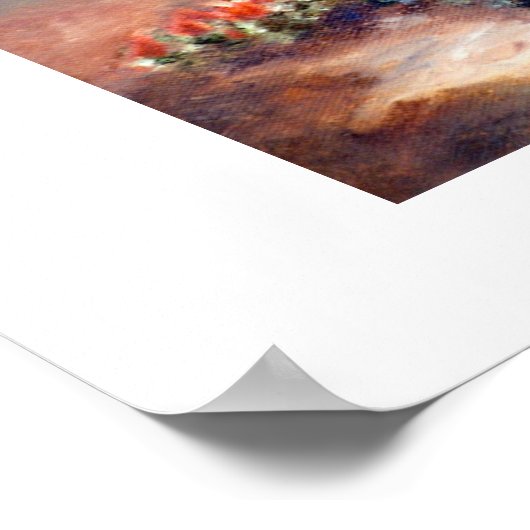 Overstromend kardinaal Poster (Hoek)