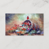 Overstromend kardinaal Visitekaartje (Achterkant)