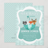 Overstromend met inval in Baby shower Kaart (Voorkant / Achterkant)