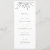 Overstromende Bouquet Wedding Menu (Voorkant)