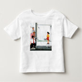 Overstromende buis kinder shirts (Voorkant)