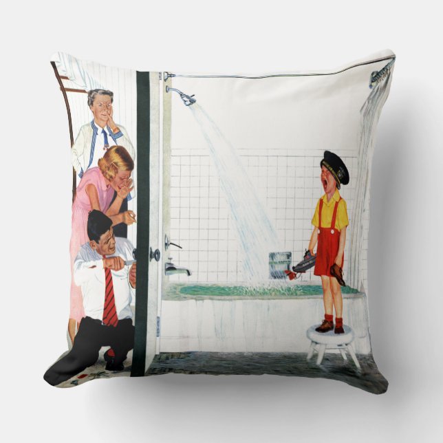 Overstromende buis kussen (Voorkant)