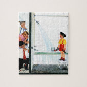 Overstromende buis legpuzzel (Verticaal)