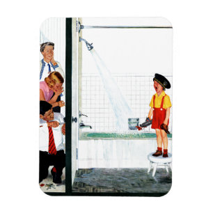 Overstromende buis magneet