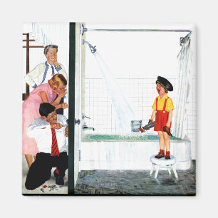 Overstromende buis magneet