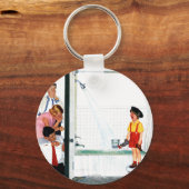 Overstromende buis sleutelhanger (Voorkant)