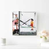 Overstromende buis vierkante klok (Huis)