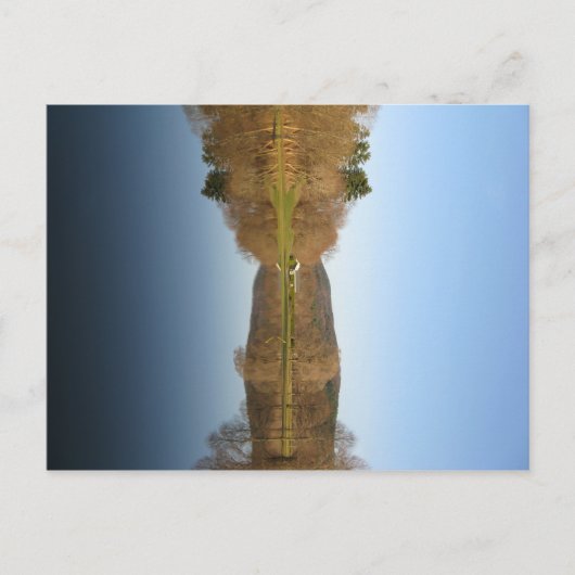 Overstromende Golfcursus Briefkaart (Voorkant)