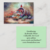 Overstromende Kardinale Kunstkaart Visitekaartje (Voorkant / Achterkant)