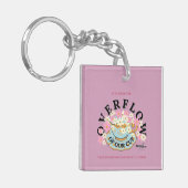 OVERSTROMING Acrylische Sleutelhanger door Adiela  (Voorkant Links)