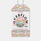 OVERSTROMING Floral Gift Label - Adiela Akoo Cadeaulabel (Voorkant)