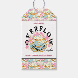 OVERSTROMING Floral Gift Label - Adiela Akoo Cadeaulabel