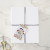 OVERSTROMING Floral Gift Label - Adiela Akoo Cadeaulabel (Met Touw)