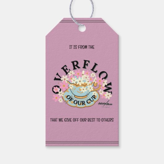 OVERSTROMING Gift Label - Adiela Akoo Cadeaulabel (Voorkant)