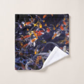 OVERSTROMING KOI VISSEN BAD HANDDOEK (Wasdoekje)