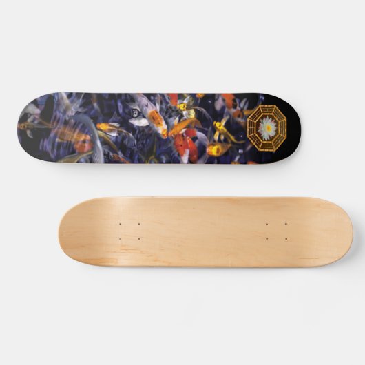 OVERSTROMING KOI VISSEN PERSOONLIJK SKATEBOARD (Horizontaal)