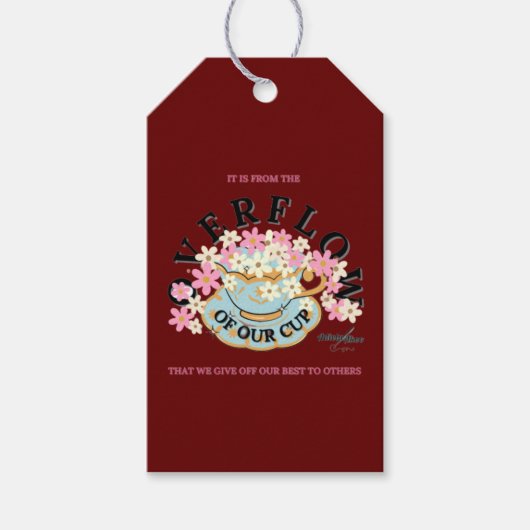 OVERSTROMING Label van Adiela Akoo Cadeaulabel (Voorkant)