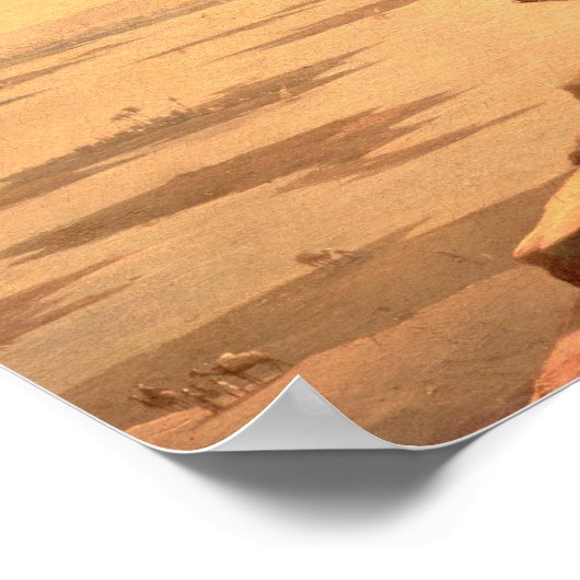 Overstroming Nijl, 1842 Poster (Hoek)