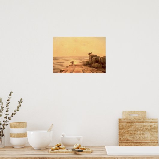 Overstroming Nijl, 1842 Poster (Keuken)