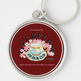 OVERSTROMING Rode Hues Sleutelhanger door Adiela A