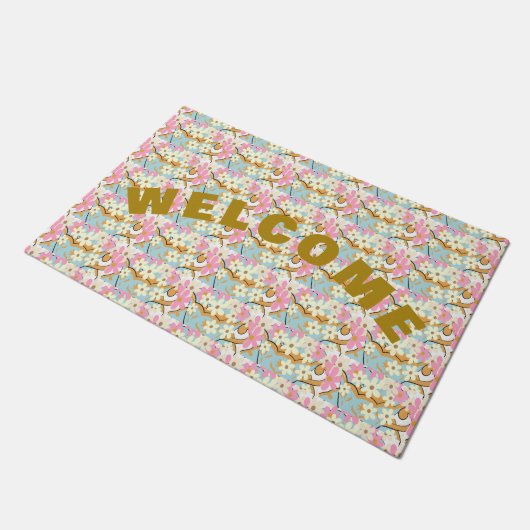 OVERSTROMING van de deur - Adiela Akoo Deurmat (Schuin)