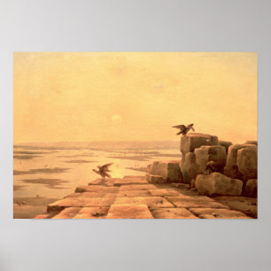 Overstroming van de Nijl, 1842 Poster