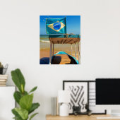Overstromingen op een rivier | Alter Do Chao, Pará Poster (Thuiskantoor)