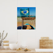 Overstromingen op een rivier | Alter Do Chao, Pará Poster (Keuken)