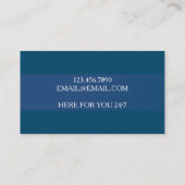 Overstromingswaterschade en schoonmaak visitekaartje (Achterkant)