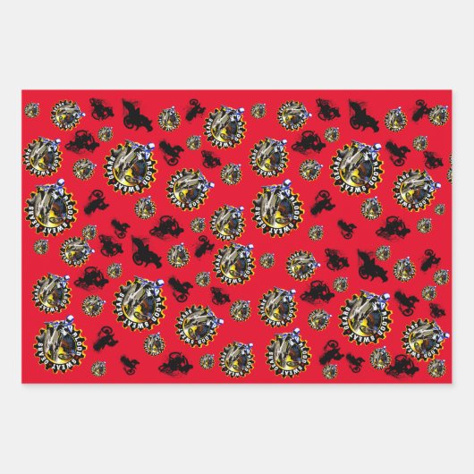 Overstromingszweet Inpakpapier Vel (Voorkant)