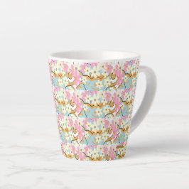 OVERSTROOM Floral Latte Mok - Adiela Akoo