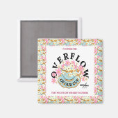 OVERSTROOM Floral Magnet door Adiela Akoo (Voorkant / Achterkant)