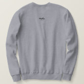 OVERSTROOM Rood Hues Sweatshirt van Poet Adiela Ak (Design achterkant)
